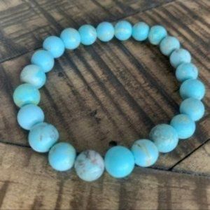 8mm Turquoise Handmade Bracelet Chakra